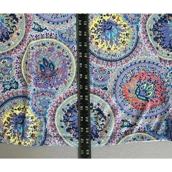 Talbots Womens Multicolor Pullover 3/4 Sleeve Sweater Size 2Xp Button Back - Picture 12 of 12